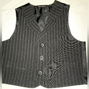 3 Button Mini Pinstripe Vest